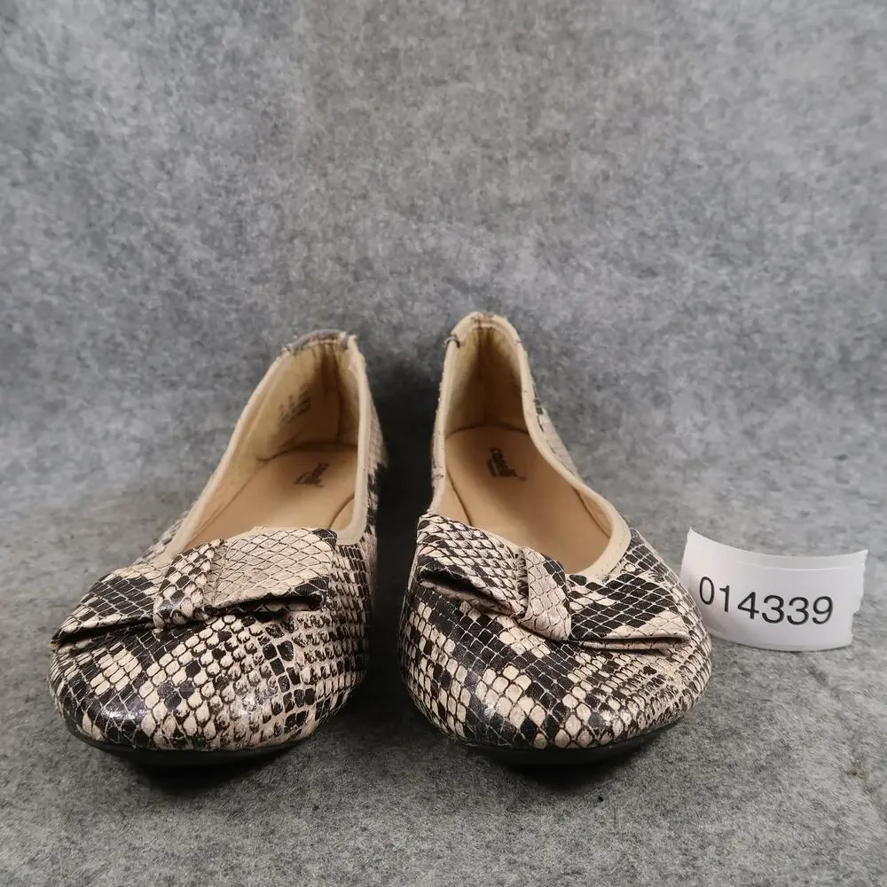 Capelli Shoes Womens 10 Ballet Flats Fashion Slip On Faux Snakeskin Casual